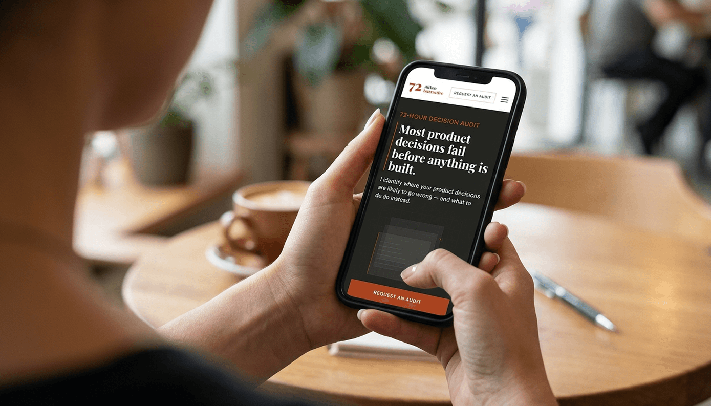 seventy-two-audit.co.uk was designed to be a practical tool, not just a polished concept. The experience is intentionally operational and focused on guiding users through a structured process rather than showcasing flashy UI. It is mobile friendly.