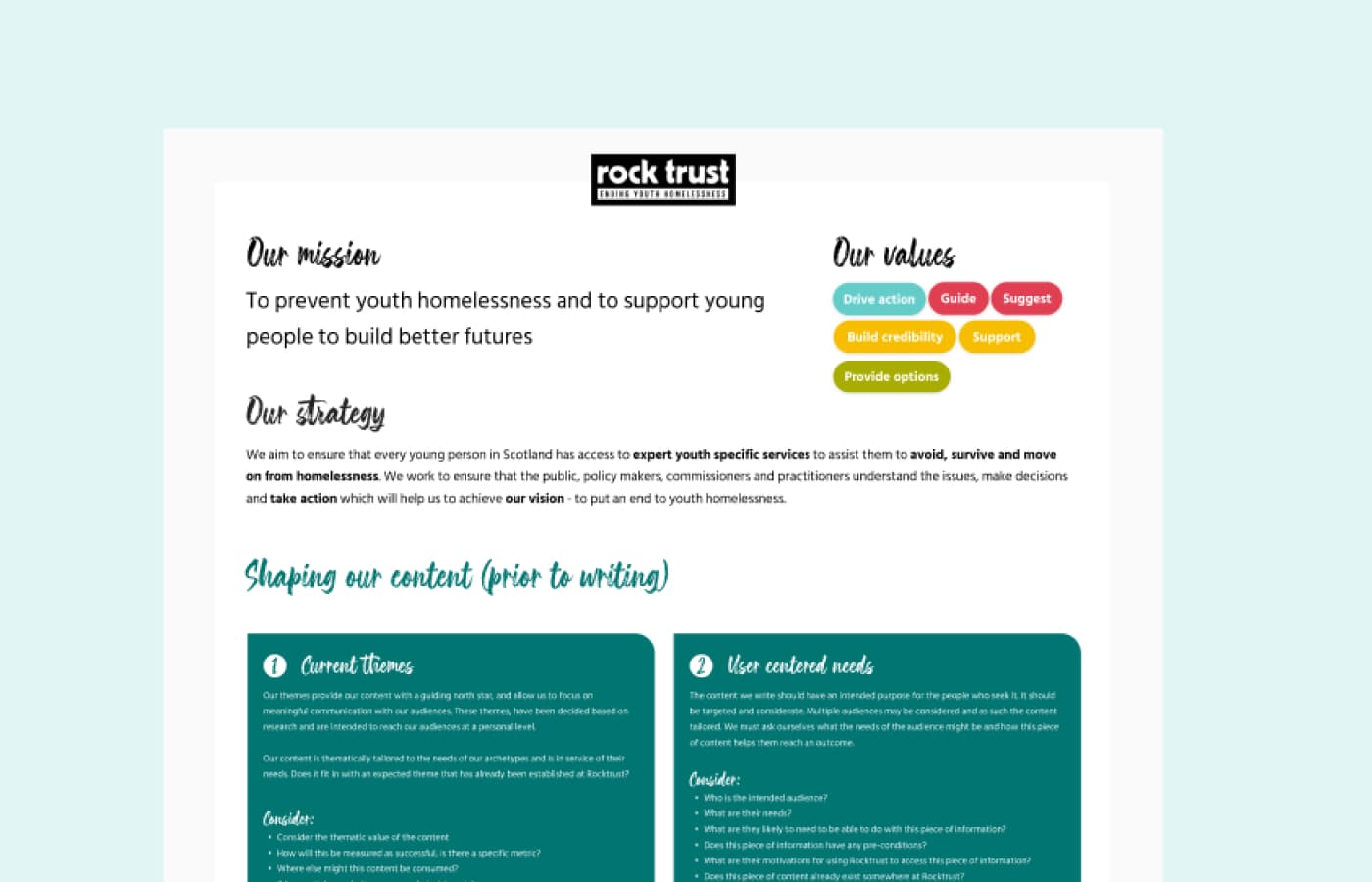 The marketing team were heavily involved in the project, as they were responsible for creating a lot of the content that would be used on the platform. We worked closely with them to ensure that the content was aligned with the brand values and tone.