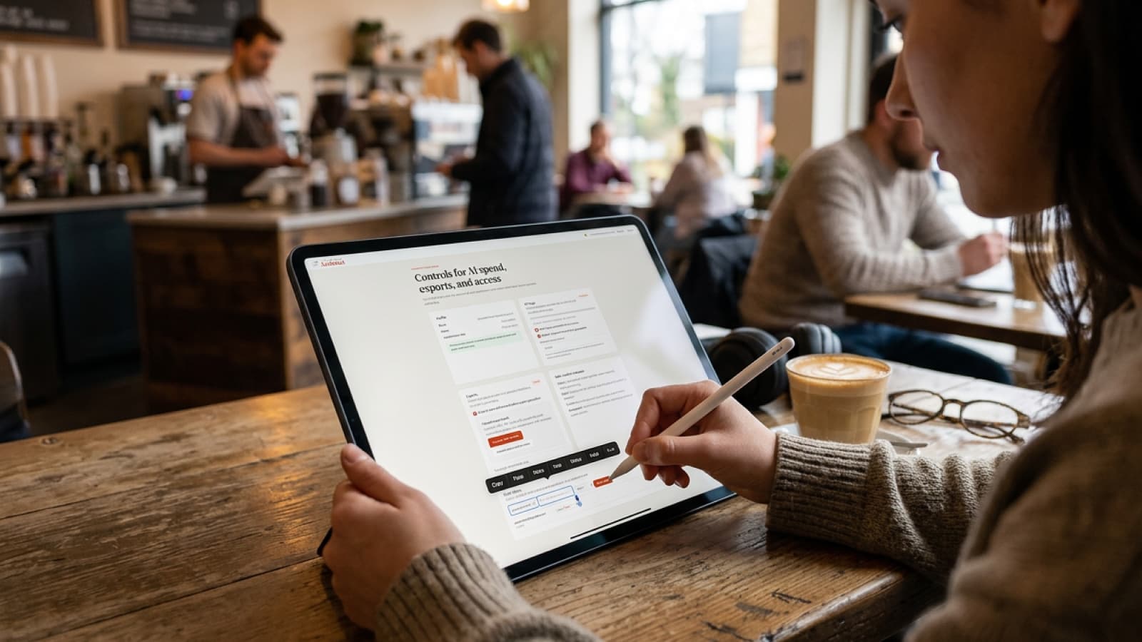 RBAC and account management workflows — the Owner creates a blueprint, invites Editors and Stakeholders, and manages permissions. Editors can create drafts, but only Stakeholders can approve them to publish. This can happen anywhere, anytime.