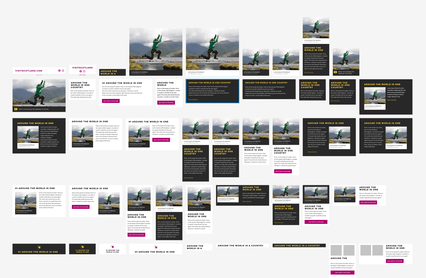 A variety of content bloks were created allowing for journey customisation, well written CTAs, and accessible for all email clients.